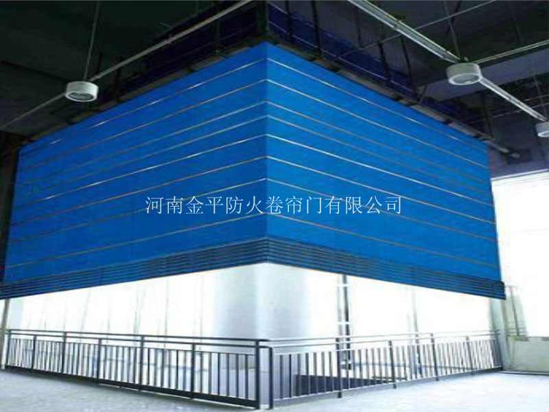 無機布雙軌無機折疊提升（shēng）防火卷簾（lián）